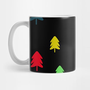 Christmas Pine Fir Tree Multi-Colour Mug